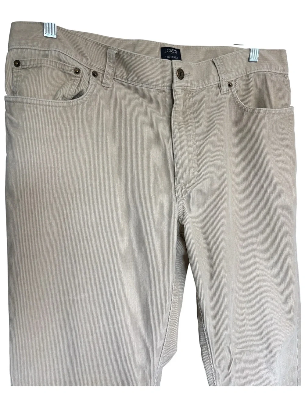 J. Crew “The Driggs” Men’s Beige Corduroy Pants 36x32 Straight Fit